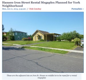 Hanson-Iron street rental