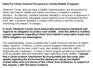 need for citizen science