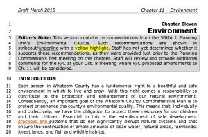 environment comp plan