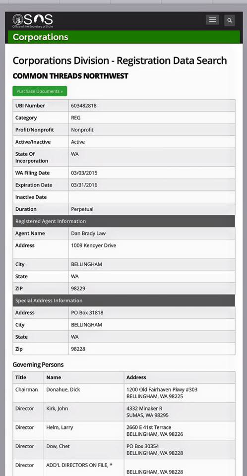 sos corporations common threads
