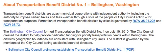 transportations district