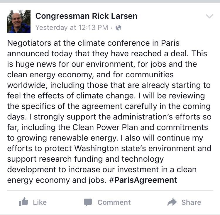 larsen paris agreement