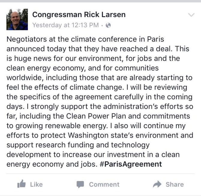larsen paris agreement