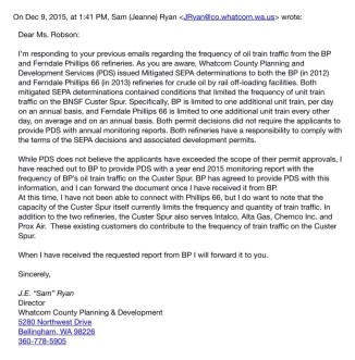 sam ryan on train count