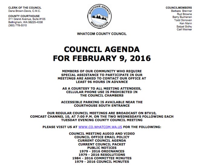 feb 9 council agenda