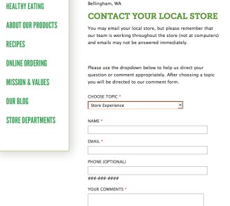 contact whole foods