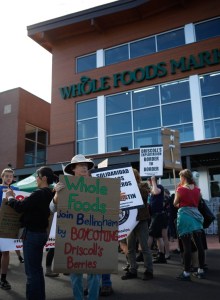 whole foods building protestors