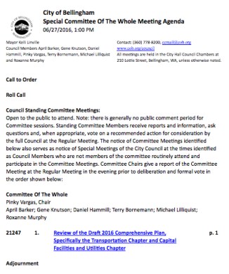 bellingham committee of the whole conoboy