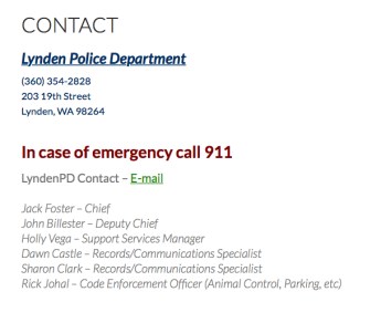 lynden police billester