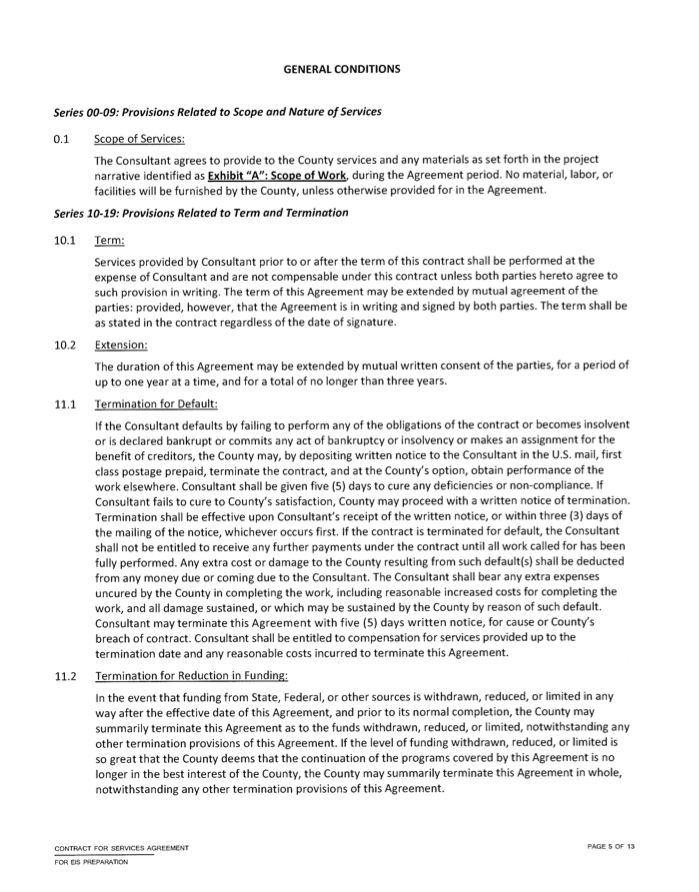 general conditions gpt eis contract