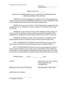 resolutiong initiating comp plan