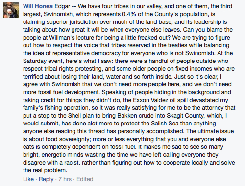 Will Honea's comment