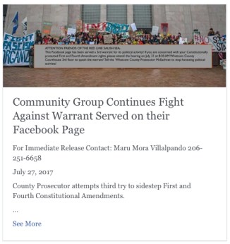 community fights warrant redline