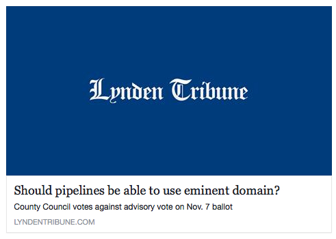 tribune eminent domain