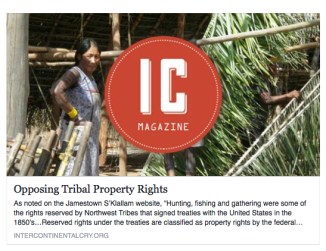 opposing tribal property rights