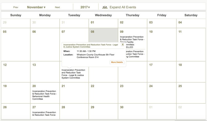 IPRTF meeting calendar