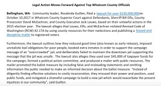 press release legal action moves forward rosalinda