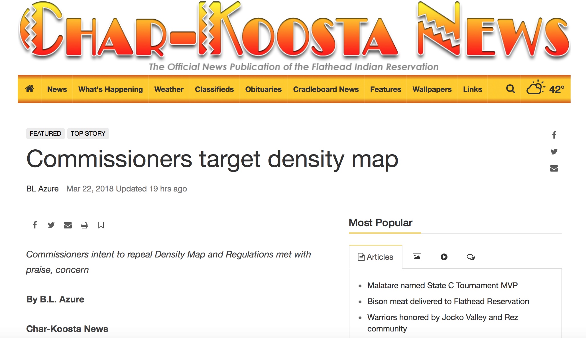 char koosta news elaine willman