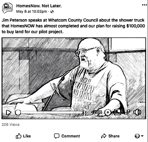 jim at council sketch
