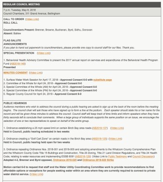 video links county council meetings