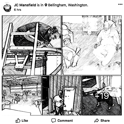 work party shower truck