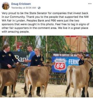 ericksen proud to represent companies