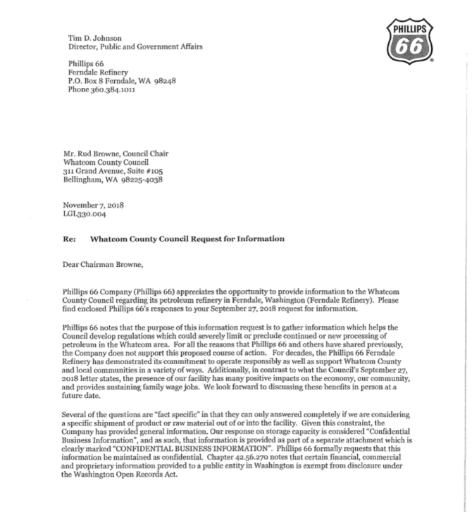 phillips 66 answer to Council 092718Screen Shot 2018-11-30 at 12.03.29 PM